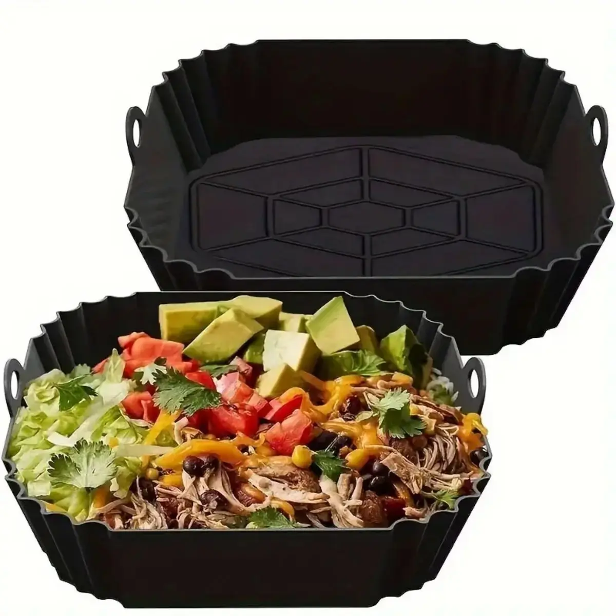 Reusable Air Fryer Silicone Po - Pothos ulasan dan harga