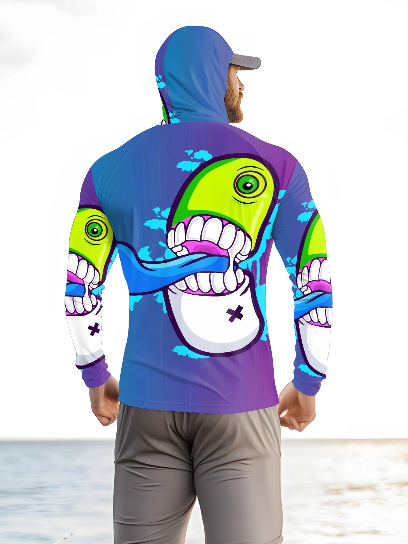 Men Cartoon Monster Graffiti F - Monstera ulasan dan harga