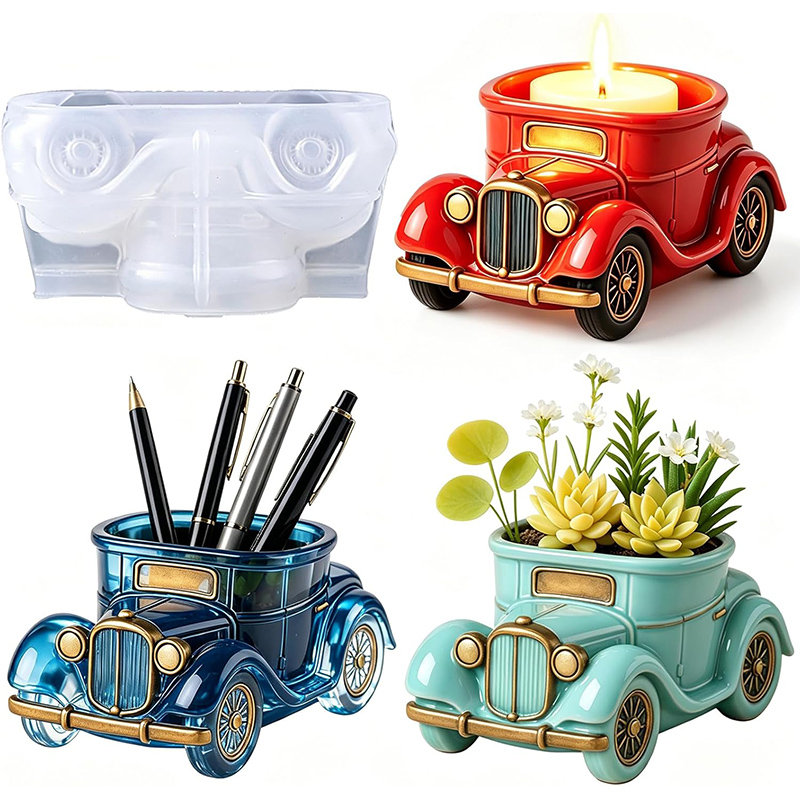 3D Vintage Bus Car Succulent P - Succulent Set ulasan dan harga