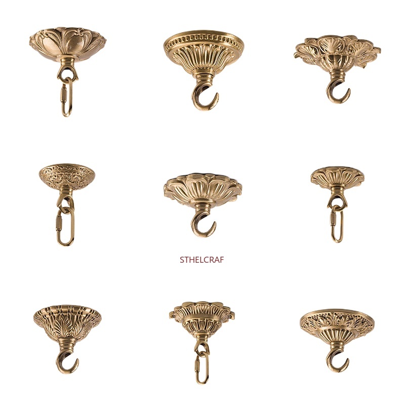 1PC High-end Brass Hook Home I - Terracotta Pot ulasan dan harga